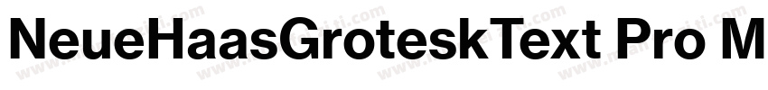 NeueHaasGroteskText Pro Md字体转换